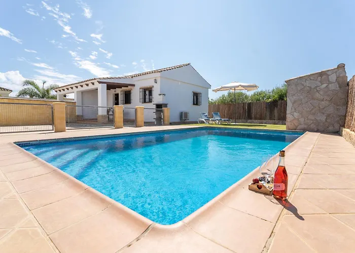 Entrecalas 2 Con Piscina Privada En Conil, Roche Viejo, Cala Del Aceite Будинок відпочинку *
